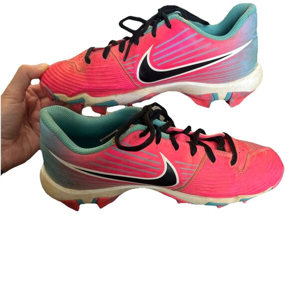 Nike Pink Hyperdiamond 3 Keystone AO7938-601 Softball Cleats Size 6Y - Picture 6 of 9